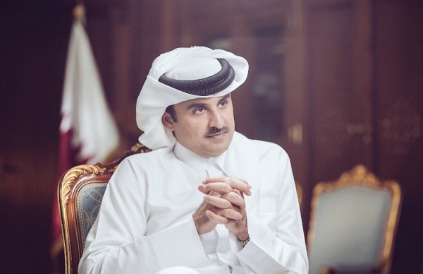أمير قطر يزور عائلة الشيخ القرضاوي معزياً