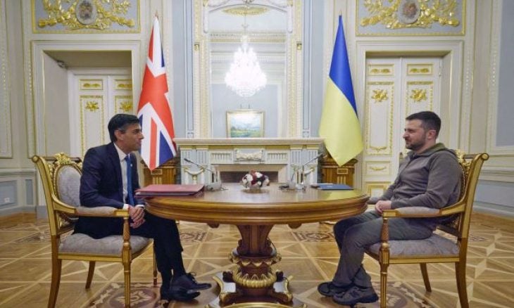 رئيس الوزراء البريطاني يصل إلى كييف في زيارة غير معلنة