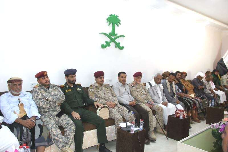 التحالف العربي يعلن دعمه الكامل لقوات المنطقة العسكرية الأولى بحضرموت