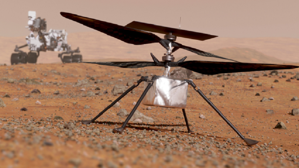 ناسا تفقد الاتصال بهليكوبتر المريخ Ingenuity