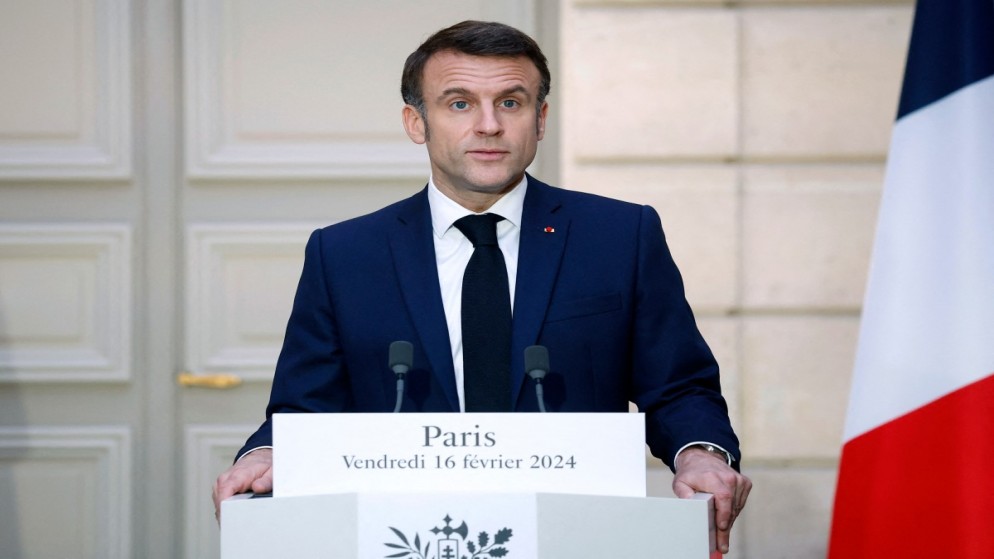 الرئيس الفرنسي يحذّر من تداعيات اجتياح رفح