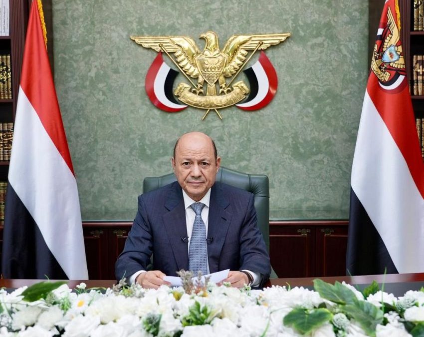 رئيس مجلس القيادة: في الـ٢٢ من مايو ولدت الجمهورية اليمنية وتجلت فيه روح التاريخ